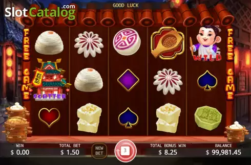 Free Games screen 3. Chinese Pastry slot