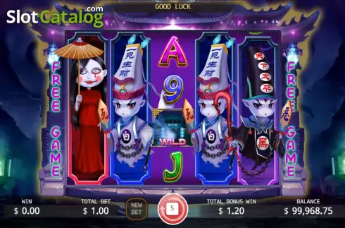 Free Spins screen 2. Ghost Festival slot