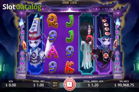 Free Spins screen 3. Ghost Festival slot