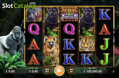 Reel screen. Wild Jungle (KA Gaming) slot