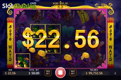 Win screen 2. Ghosts Fortune slot