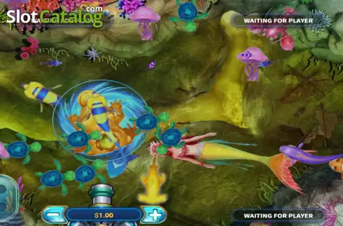 Game screen. Mermaid World slot