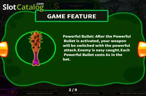 Game Features screen 2. Zombie Chicken slot