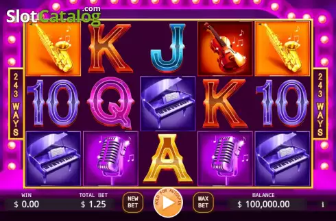 Game screen. Moulin Rouge slot