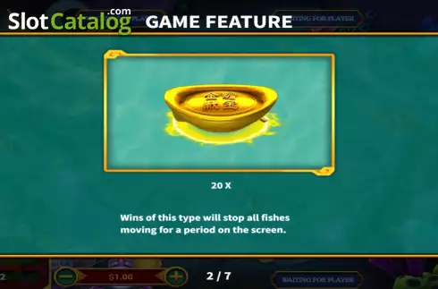 Game Features screen 2. Mythical Beast slot
