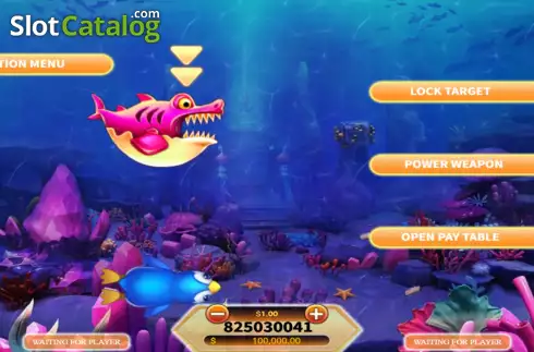 Game screen. Hungry Shark (KA Gaming) slot