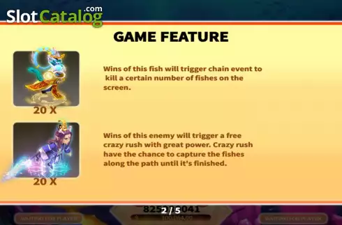 Game Features screen 2. Hungry Shark (KA Gaming) slot