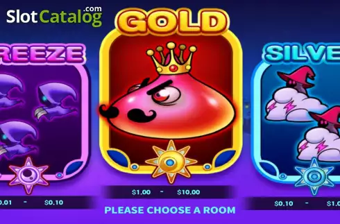 Start Game screen. Magic Witches slot