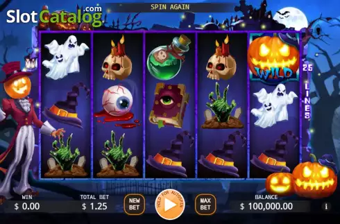 Captura de tela2. Evil Pumpkin slot
