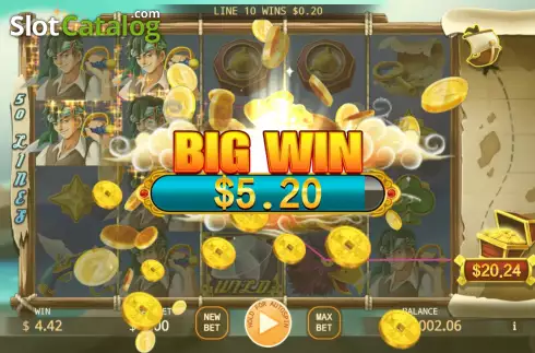 Skärmdump4. Sinbad (KA Gaming) slot