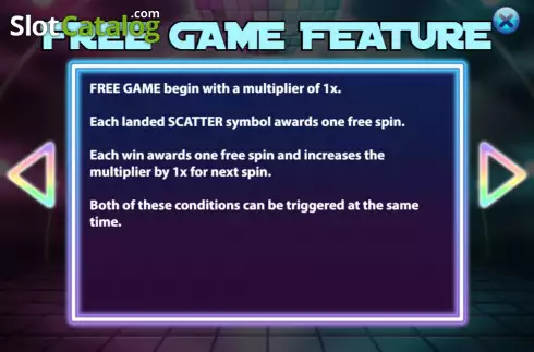 Free Spins screen. Unicorn Party slot