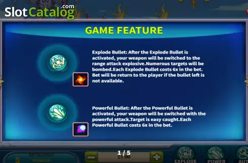 Game Features screen. World of Lord Elf King slot