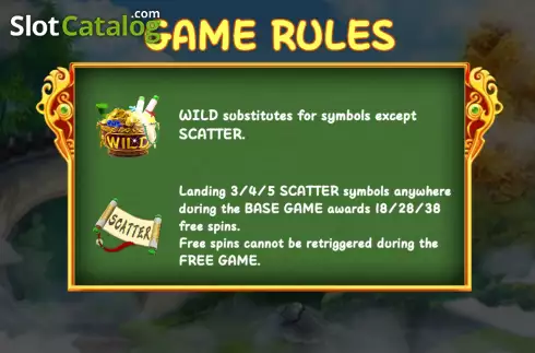 Game Rules screen 2. Wealth Toad slot