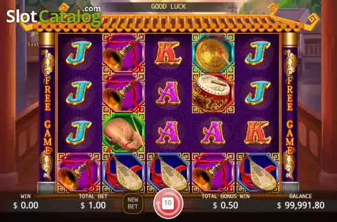 Free Spins screen 2. Five Sound Fortune slot