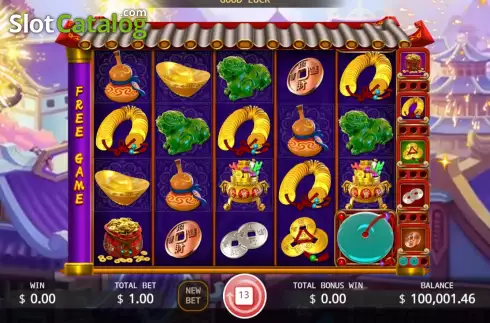 Free Spins screen 2. Lucky God slot