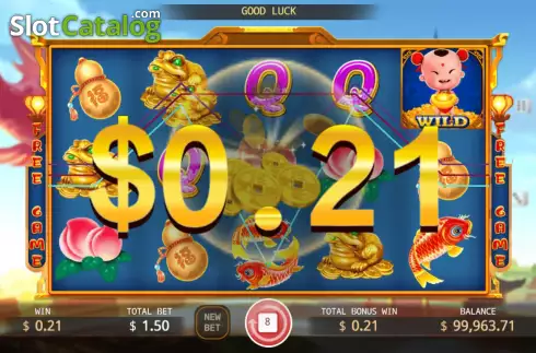 Free Spins screen 2. Great Luck slot