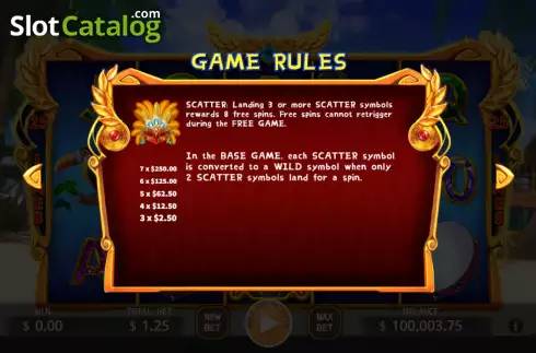 Game Features screen 2. Summer Samba slot