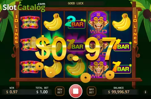 Win screen 2. 3x Monkeys slot