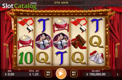 Game screen. Chinese Quyi slot