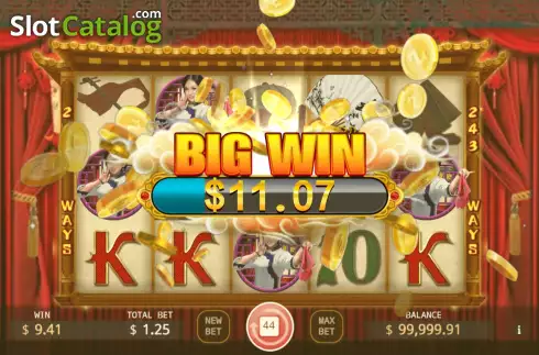 Win screen 3. Chinese Quyi slot