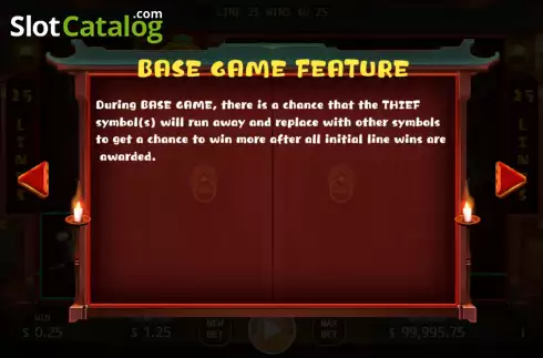 Game Features screen 2. Kai Feng Fu slot