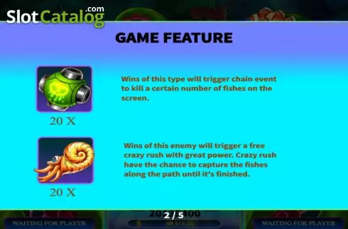 Game Features screen 2. Hungry Shark Cthulhu slot
