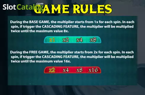 Game Rules screen 2. Scary Clown (KA Gaming) slot