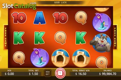 Free Spins screen 2. Cat and Mouse slot