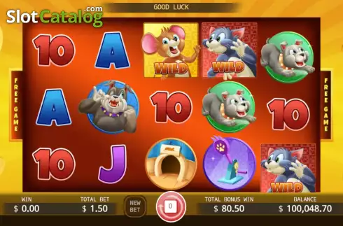 Free Spins screen 3. Cat and Mouse slot