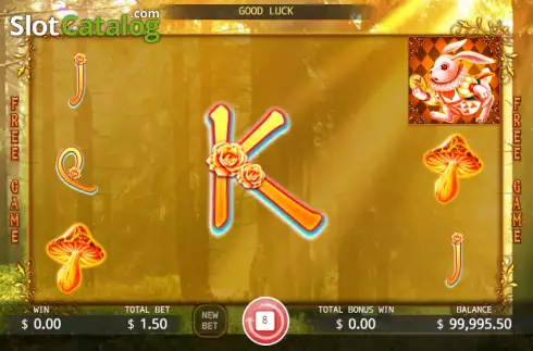 Free Spins screen 2. Alice In MegaLand slot