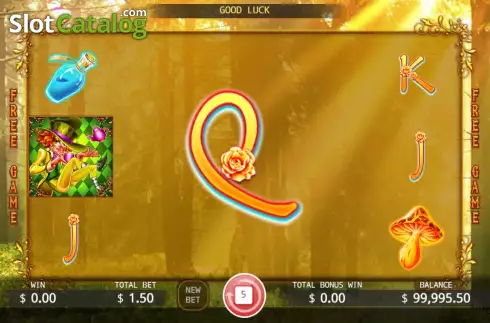 Free Spins screen 3. Alice In MegaLand slot