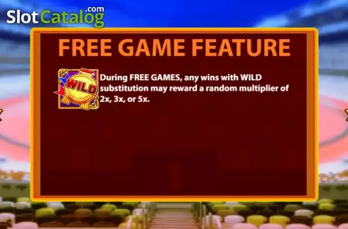 Free Game feature screen. Elite Games slot
