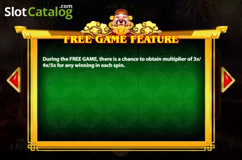 FS feature screen. Fortune Star (KA Gaming) slot