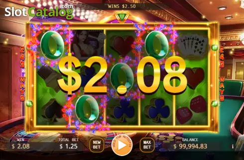 Win screen 2. God of Gamblers (KA Gaming) slot