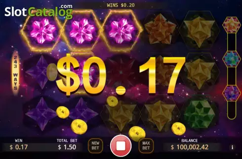 Ekran3. Lucky Star (KA Gaming) yuvası