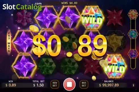 Ekran4. Lucky Star (KA Gaming) yuvası