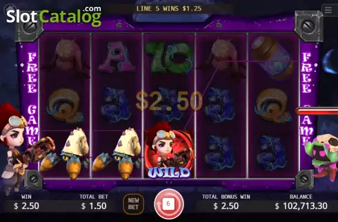 Free Spins Win Screen 2. Monster Buster slot