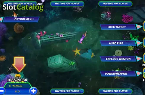 Game screen. KA Fish Party slot