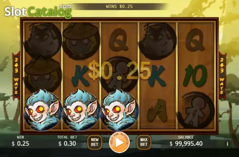 Win screen 2. Oriental Monster slot