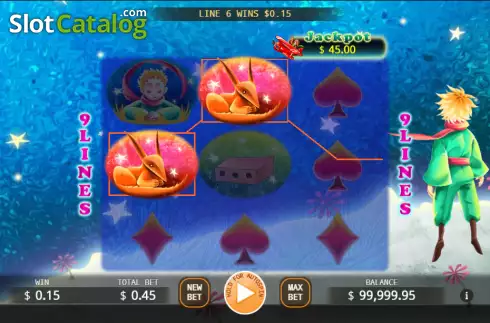 Win screen 2. The Little Prince Lock 2 Spin slot