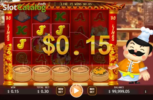 Win screen 2. Cantonese Fried Noodles slot