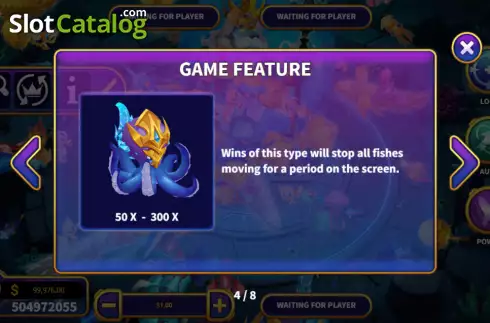Special symbol screen 3. Poseidon Battle slot
