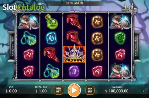 Game screen. Lilith slot
