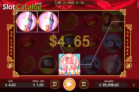 Win screen 2. Double Happiness (KA Gaming) slot