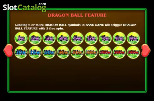 Dragon Ball feature screen. Steampunk Lock 2 Spin slot