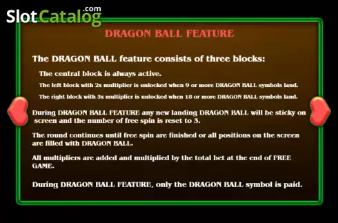 Dragon Ball feature screen 2. Steampunk Lock 2 Spin slot