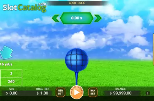 Game screen. Golf Master slot