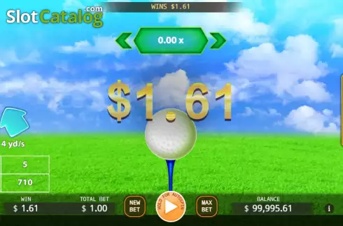 Win screen. Golf Master slot