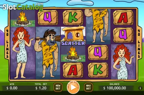 画面2. Stone Age (KA Gaming) カジノスロット
