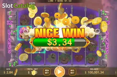 Win screen. Trick or Treat (KA Gaming) slot
